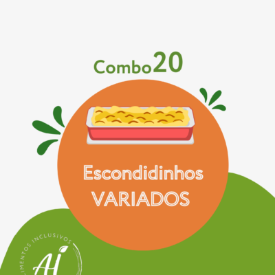 20 Marmitas Mistas Veg / Não Veg