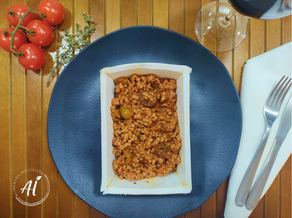 Batata Inglesa - Carne Moída c/ Azeitonas